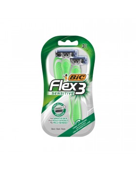 Bic Flex3 Sensitive Ξυραφάκια 3 Λεπίδων για Ευαίσθητο Δέρμα (3τμχ)