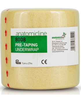 Anatomicline Pre-Taping Underwrap Tape Αράχνη 7cm X 27m 1τμχ 8008