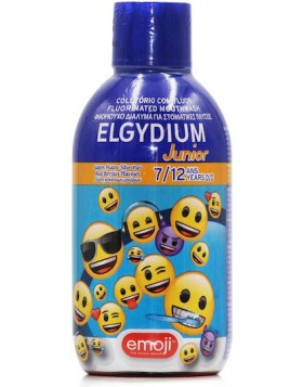 Elgydium Junior Emoji Στοματικό Διάλυμα Παιδικό 7-12 ετών με Γεύση Κόκκινα Μούρα 500ml