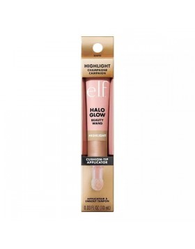 e.l.f. Halo Glow Highlight Beauty Wand – Υγρό Highlighter με Σαμπανιζέ ΧΡΩΜΑ “Champagne Campaign”, Vegan & Cruelty-Free Liquid Highlighter Wand