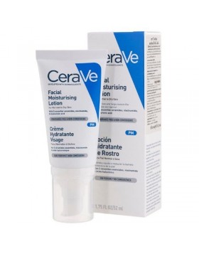 CeraVe Facial Moisturising Lotion Ενυδατική Κρέμα Προσώπου για Κανονικές & Ξηρές Επιδερμίδες 52ml με Υαλουρονικό Οξύ