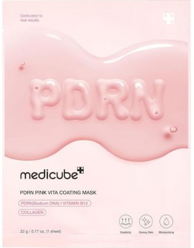 Medicube PDRN Pink Vita Coating Mask – Μάσκα Λάμψης Προσώπου για Ενυδάτωση και Φωτεινή Επιδερμίδα