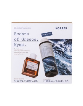 Korres Scents of Greece Promo Kyma με Eau de Toilette Άρωμα 50ml & Shower Gel Αφρόλουτρο 250ml, 1σετ