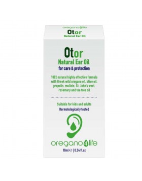 Oregano 4 Life Otor Natural Ear Oil Φυτικό Έλαιο για τη Φροντίδα & Προστασία των Αυτιών, 10ml
