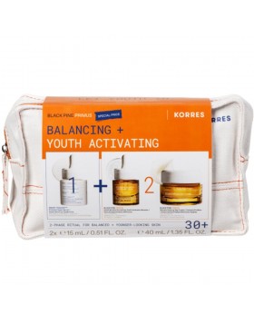 Korres Promo Greek Yoghurt Smart Probiotic Serum 15ml & Black Pine Primus 6xHA Serum 15ml & Black Pine Primus Wrinkle Defying Day Cream 40ml & Δώρο Νεσεσέρ 