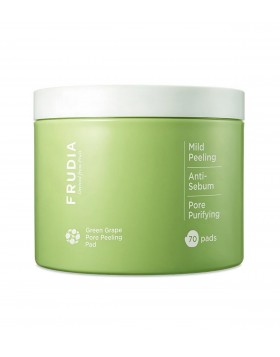Frudia Green Grape Pore Peeling Pad 70 Pads – Καθαριστικά Δισκία Απολέπισης & Σύσφιξης Πόρων με Πράσινο Σταφύλι