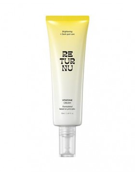 Returnu Vitatone Cream 50ml– Κρέμα Προσώπου για Λάμψη, Ενυδάτωση & Μείωση Σκούρων Κηλίδων (Brightening & Dark Spots Care)