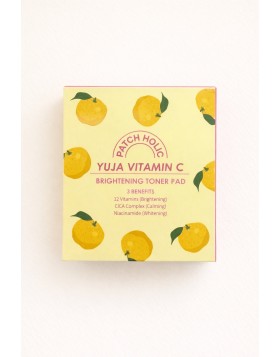 Patch Holic Yuja Vitamin C Brightening Toner Pads 60pcs – Pads Καθαρισμού & Λάμψης με Βιταμίνη C για Δυσχρωμίες & Ενυδάτωση
