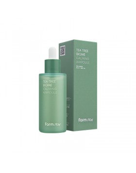 Farmstay Tea Tree Biome Calming Ampoule 50ml– Καταπραϋντικός Ορός για Ευαίσθητη Επιδερμίδα, Ενίσχυση Μικροβιώματος & Μείωση Ρυτίδων