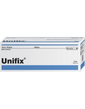 Kessler Unifix Μη Αποστειρωμένες Γάζες 8ply 10x10cm 100 Τεμάχια – Απορροφητικές Γάζες Φροντίδας Τραυμάτων