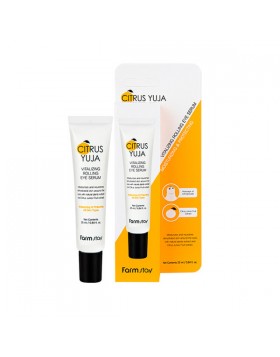 FarmStay Citrus Yuja Rolling Eye Serum 25g – Serum Ματιών για Μαύρους Κύκλους & Λάμψη