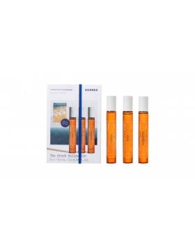 Korres Promo Eau De Toilette Set Lefko, Kyma & Avgoustos 10ml Σετ Αρωμάτων Τσέπης