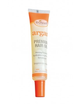Difeel Argan Premium Hair Oil 45ml USA– Λάδι Μαλλιών με Αργανέλαιο για Θρέψη, Λάμψη & Επανόρθωση