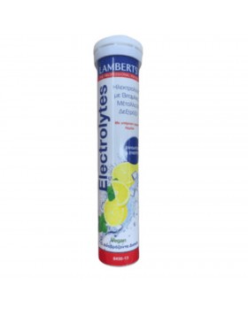 Lamberts Electrolytes Ηλεκτρολύτες με Γεύση Λεμόνι 13 Αναβράζοντα Δισκία | Ενυδάτωση & Ανάκτηση