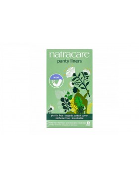 Natracare Mini with Organic Cotton Σερβιετάκια 30τμχ – Οργανικά Pantyliners για Καθημερινή Προστασία