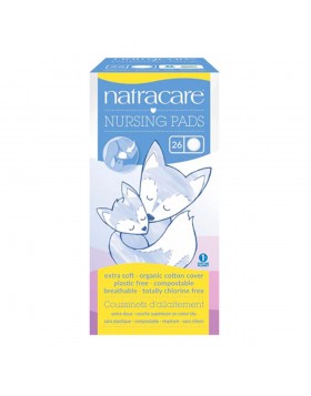 Natracare Επιθέματα Στήθους 26τμχ – Οργανικά Breast Pads με Βαμβάκι για Μητέρες