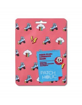 Patch Holic Aqua Plus Luminous Mask Μάσκα Προσώπου Λάμψης με Βιταμίνες B12, C & E και Εκχυλίσματα Βοτάνων 20ml