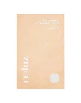 Reluz Reez Moment Vital Energy Hydrogel Sheet Mask 30g Μάσκα Προσώπου Ενέργειας & Αναζωογόνησης