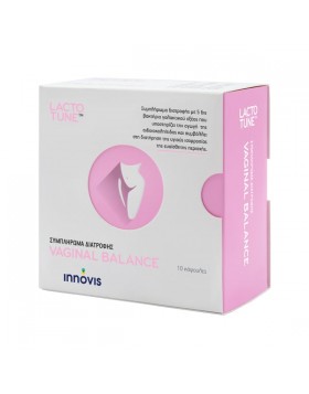 Lactotune Vaginal Balance 10 Κάψουλες 350mg Συμπλήρωμα για Κολπική Χλωρίδα & pH Ισορροπία