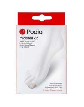 Podia Miconail Kit Αυτοκόλλητα Επιθέματα για Ονυχομυκητίαση 12τεμ – Θεραπεία Νυχιών & Μυκητιάσεων
