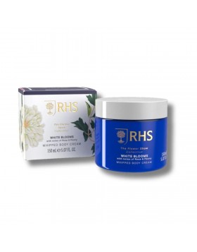 RHS Flower Show White Blooms Whipped Body Cream 150ml – Ενυδατική Κρέμα Σώματος με Άρωμα Λευκών Λουλουδιών