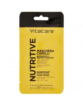 Vitalcare Professional Nutritive Μάσκα Μαλλιών Θρεπτική & Αναδομητική 25ml – Εντατική Επανόρθωση για Ξηρά και Ταλαιπωρημένα Μαλλιά