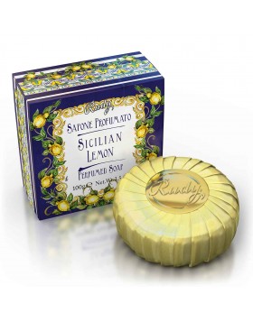 Rudy Sicilian Lemon Perfumed Soap 100gr – Αρωματικό Σαπούνι Σικελικού Λεμονιού Made in Italy