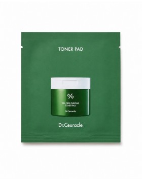 Dr. Ceuracle Tea Tree Purifine Toner Pad 2pcs Pads Καθαρισμού Προσώπου με Tea Tree για Λιπαρότητα, Ακμή & Καθαρισμό Πόρων
