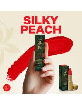 Naturally Fiji Coconut Oil Tinted Lip Balm Silky Peach 201 Lip Balm με Καρύδα για Ενυδάτωση, Χρώμα & Προστασία Χειλιών