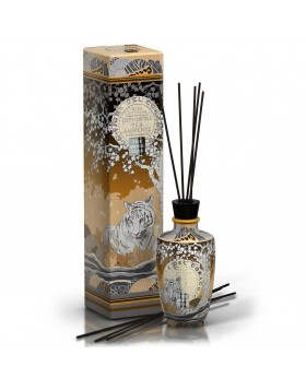 Rudy Profumi Elite Line The Brave Tiger Diffusore per Ambiente 300ml + Bacchette | Αρωματικό Χώρου με Στικς Μπεργαμότο, Κανέλα & Patchouli