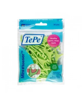 TePe Good Mini Flosser Οδοντικό Νήμα με Λαβή 36τμχ για Καθημερινό Καθαρισμό Μεσοδόντιων Διαστημάτων