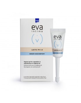 Intermed Eva Intima Lactic Κολπική Γέλη για Επαναφορά & Διατήρηση του Φυσιολογικού Κολπικού pH, 9x5ml