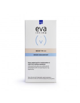 Intermed Eva Moist pH 5.5 Κολπική Γέλη 50g (9 κολπικοί εφαρμοστές)