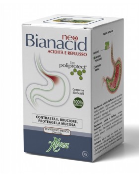 Aboca Neo Bianacid κατά της Οξύτητας & Παλινδρόμισης 45 Μασώμενα Δισκία