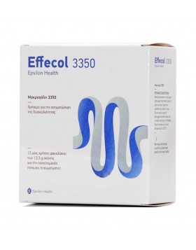 Epsilon Health Effecol 3350 (Μακρογόλη 3350) για Δυσκοιλιότητα (12 Φακελίσκοι x 13,3g)