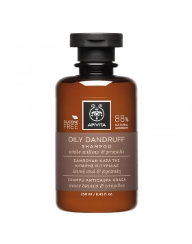 Apivita Oily Dandruff Σαμπουάν κατά της Λιπαρής Πιτυρίδας με Λευκή Ιτιά & Πρόπολη 250ml