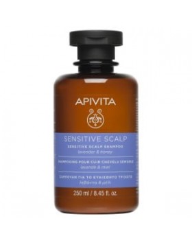 Apivita Sensitive Scalp Σαμπουάν για το Ευαίσθητο Τριχωτό με Λεβάντα & Μέλι 250ml