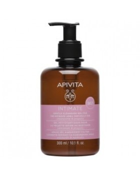 Apivita Intimate Daily Απαλό Gel Καθαρισμού Καθημερινής Χρήσης για την Ευαίσθητη Περιοχή με Χαμομήλι & Πρόπολη 300ml