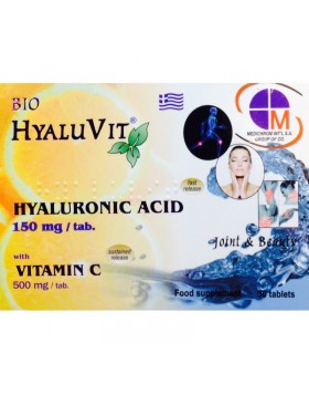 Medichrom BIO Hyaluvit Hyaluronic Acid 150mg with Vitamin C 500mg 30tabs