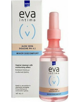 Intermed Eva Douche Aloe Vera Κολπική Πλύση με Ενυδατική Δράση pH 4.2 147ml