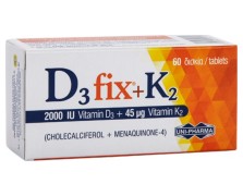 Uni-pharma D3 Fix 2000IU + K2 45μg 60δισκία