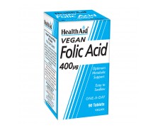 Health Aid Folic Acid 400μg 90 ταμπλέτες — Φολικό οξύ για Υγεία & Εγκυμοσύνη