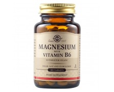Solgar Magnesium with Vitamin B6 100 ταμπλέτες – Υποστήριξη νευρικού & μυϊκού συστήματος