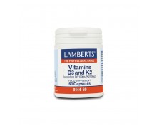 Lamberts Vitamin D3 1000 IU & K2 90µg - 60 Caps | Υγεία Οστών & Ανοσοποιητικού