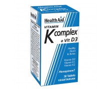 Health Aid Vitamin K Complex & Vit D3 30tabs
