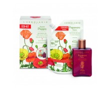 L’Erbolario Papavero Eco Kit 250ml + Ανταλλακτικό 500ml – Eco‑Bagnoschiuma με Sweet Poppy για Καθημερινή Φροντίδα