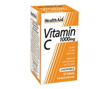 Health Aid Vitamin C 1000mg 30 tabs Chewable Vegetarian