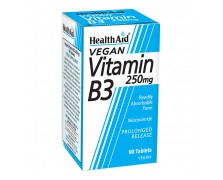 Health Aid Vitamin B3 250mg 90 ταμπλέτες — Νιασίνη για Ενέργεια & Υγεία Δέρματος
