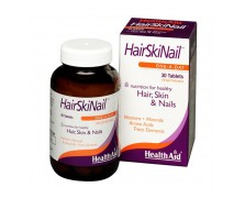 Health Aid Hair, Skin & Nails 30 Ταμπλέτες - Συμπλήρωμα για Μαλλιά, Δέρμα & Νύχια με Βιταμίνες & Ιχνοστοιχεία