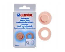 Gehwol Toe Ring Round Στρογγυλοί Προστατευτικοί Δακτύλιοι για Κότσια 6 τεμ